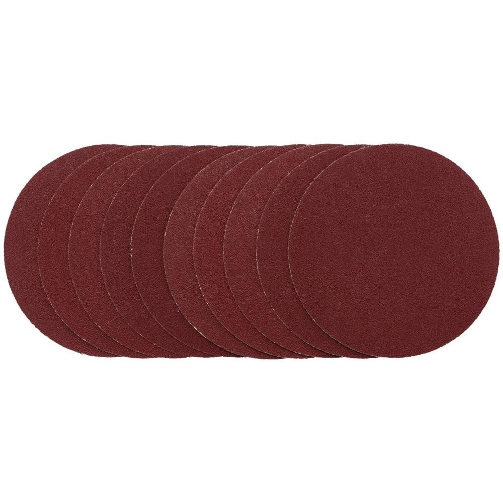 Draper 02694 Sanding Discs 125Mm Hook & Loop 80G (Pack Of 10) 1 - Image 1