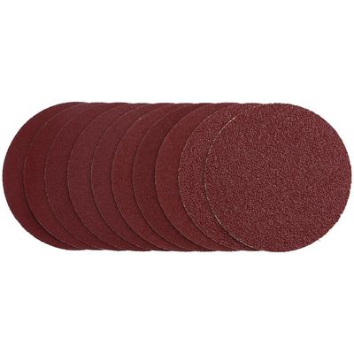 Draper 03158 Sanding Discs 125Mm Hook & Loop Assorted Grit - 40G 80G 120G 240G (Pack Of 10) 1