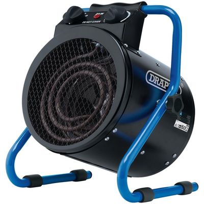 Draper 04742 230V Electric Space Heater 2Kw 6824 Btu 1