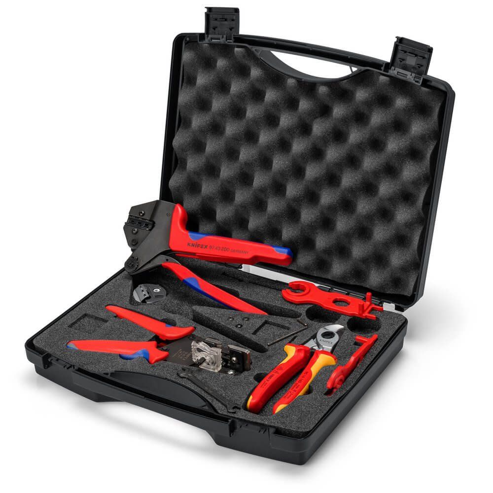 Knipex Knipex 97 91 04 V01 Photovoltaics Tool Kit for solar cable connectors MC4 (Multi-Contact) - Image 1