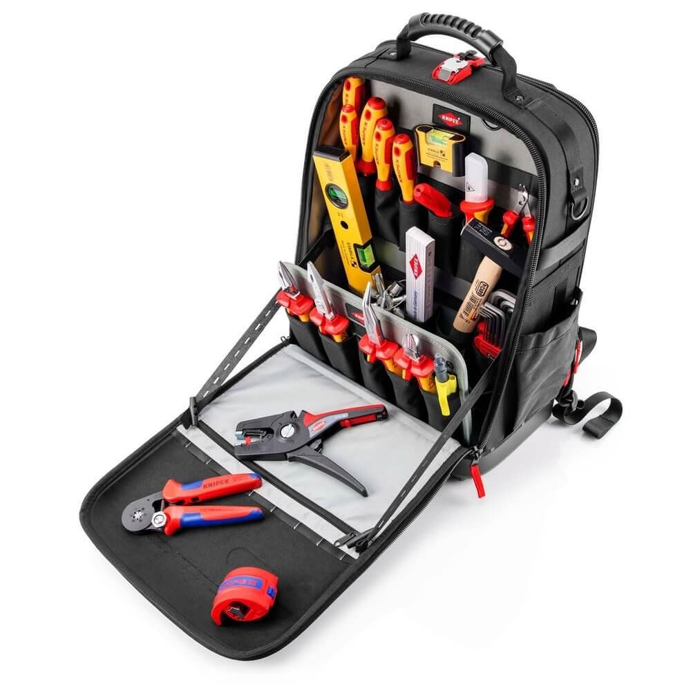 Knipex Knipex Modular X18 Tool Backpack with 22 piece Electricians Tool Kit - Image 1