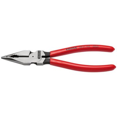 Draper Knipex 08 21 185 Sb Needle-Nose Combination Pliers Plastic Coated Black Atramentized 185Mm each 1 13177 - Thumbnail 2