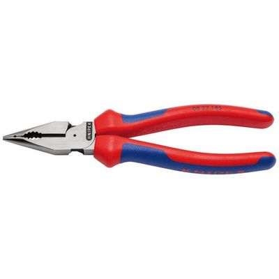 Draper Knipex 08 22 185 Sb Needle-Nose Combination Pliers With Multi-Component Grips Black Atramentized 185Mm each 1 13179 - Thumbnail 2