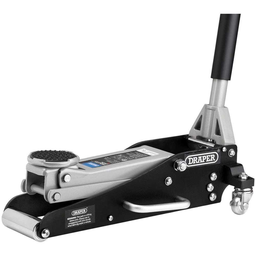 Draper Aluminium and Steel Racing Trolley Jack 1.5 Tonne - Image 1