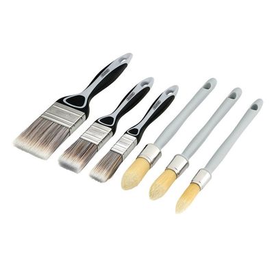 Draper Draper 20450 6 Piece Flat and Round Sash Paint Brush Set