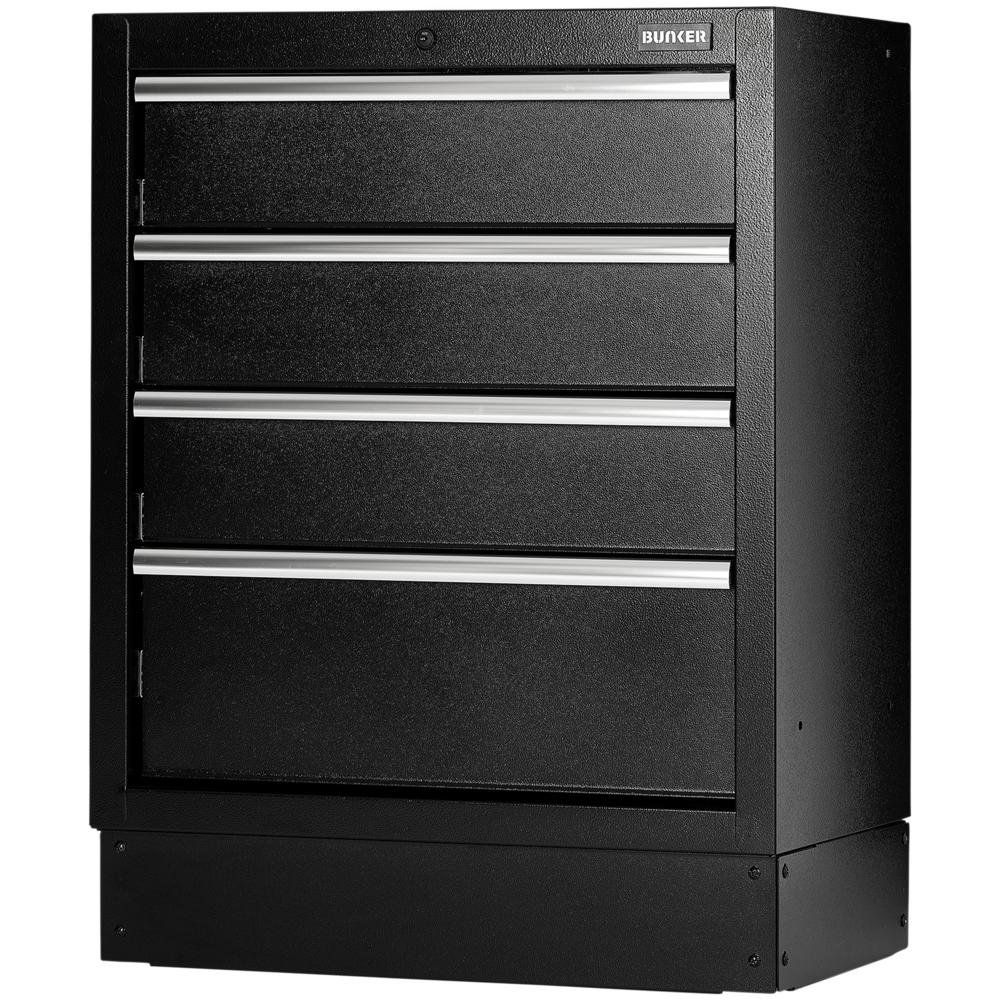 Bunker ® Modular Floor Cabinet 4 Drawer 680Mm Pk 1 23746 - Image 1