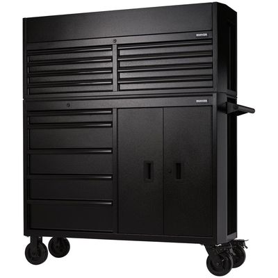 Bunker ® 13 Drawer Combined Roller Cabinet And Tool Chest 52in Black Pk 1 24249