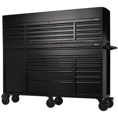 Bunker ® 25 Drawer Combined Roller Cabinet And Tool Chest 72in Black Pk 1 24253
