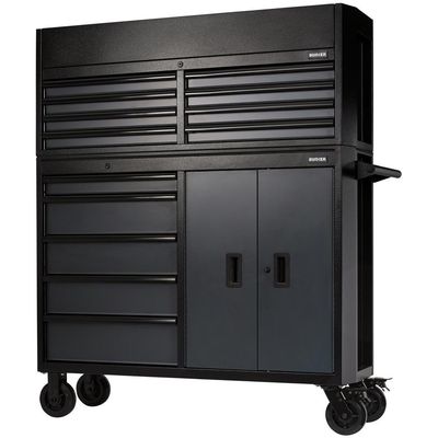 Bunker ® 13 Drawer Combined Roller Cabinet And Tool Chest 52in Grey Pk 1 24256