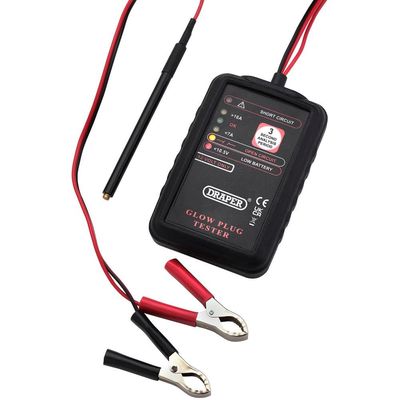 Draper 12V Glow Plug Tester Pk 1 24706