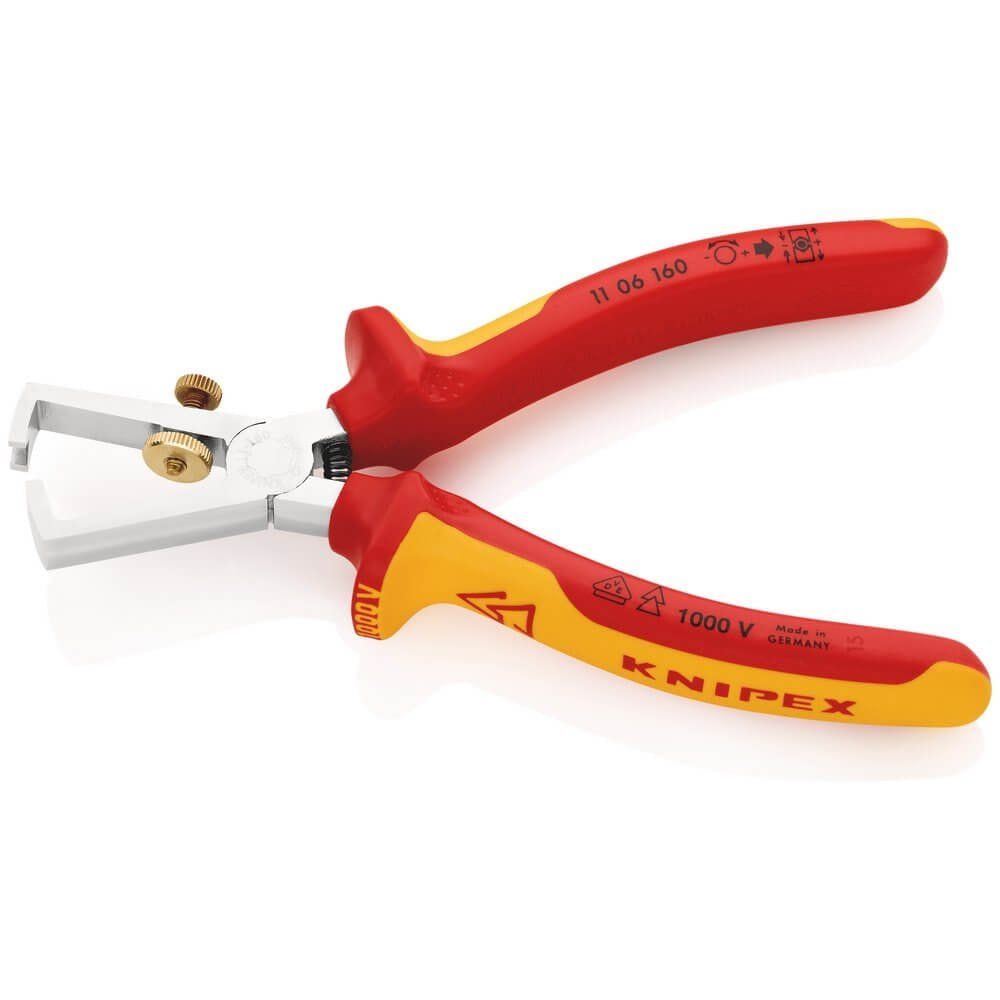 Knipex Knipex 11 06 160 SB160mm VDE Insulation Stripper - Image 1