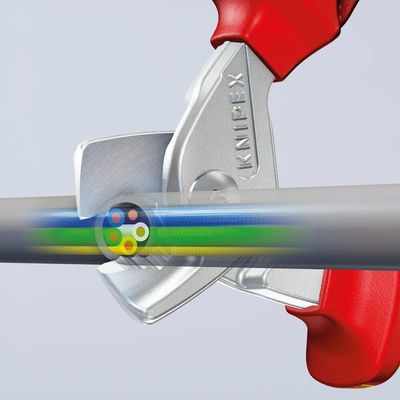 Knipex Knipex 95 16 160 SB 160mm StepCut VDE Insulated Cable Shears