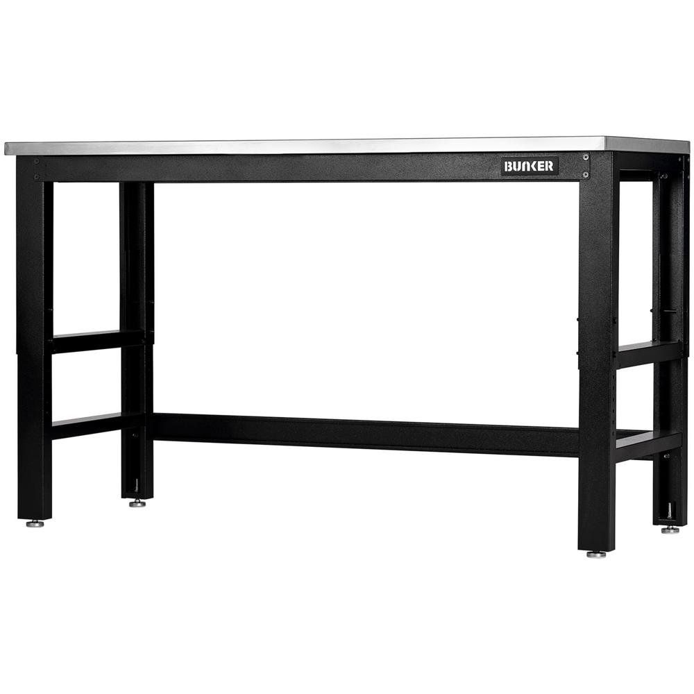 Bunker ® Workbench With Stainless Steel Worktop 1550Mm Pk 1 28090 - Image 1