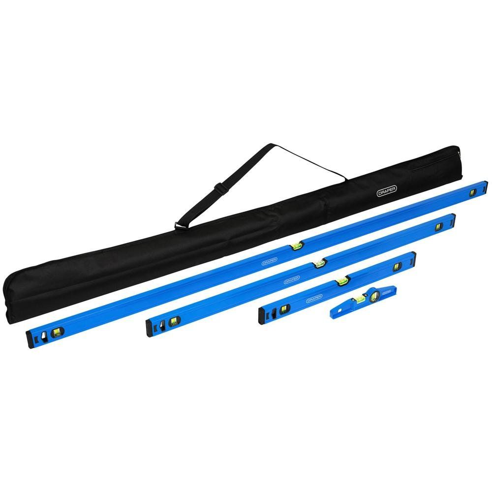 Draper 4 Piece Box and Torpedo Spirit Level Set - Image 1