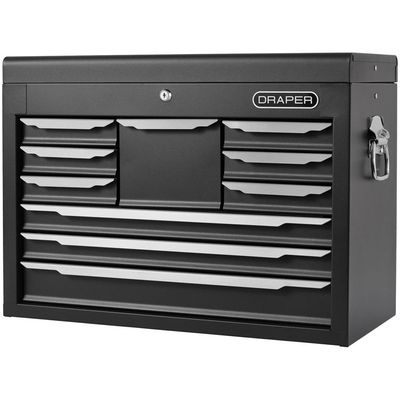 Draper 10 Drawer Tool Chest Black