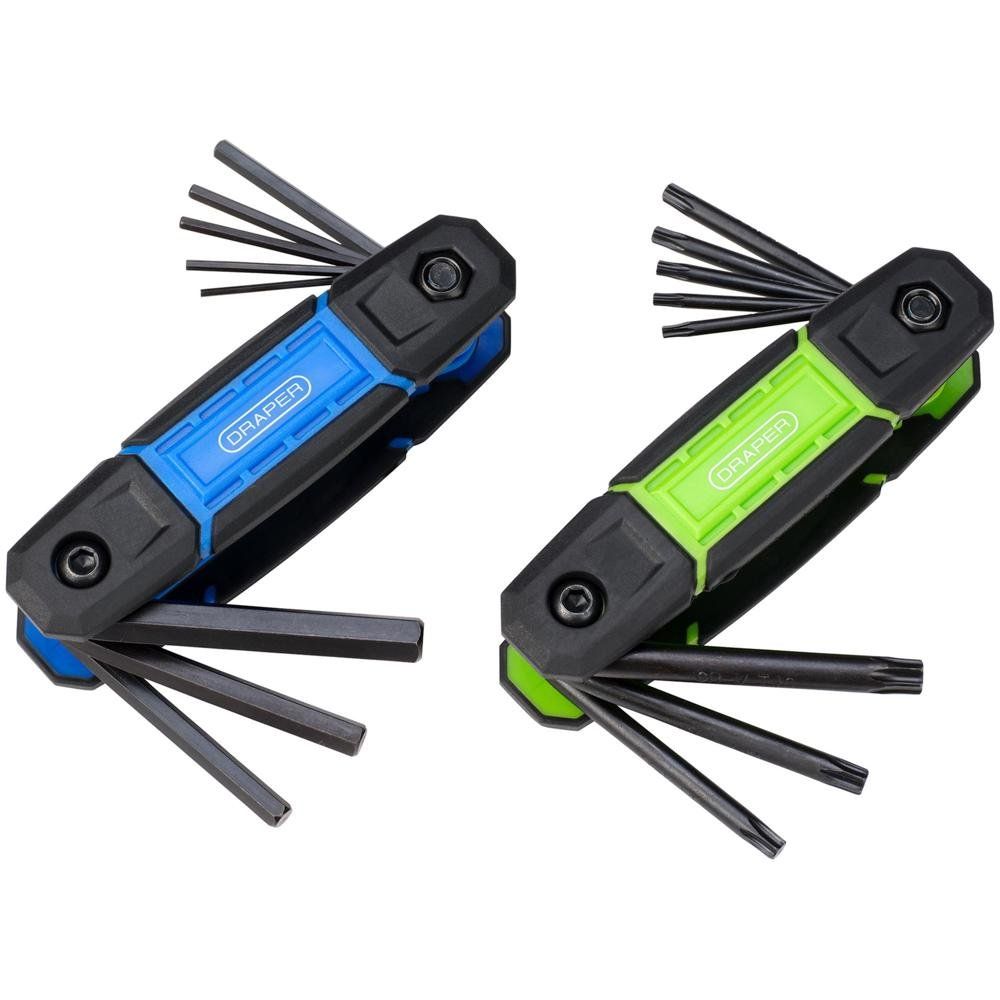 Draper 16 Piece Folding Hex and Torx Key Set - Image 1