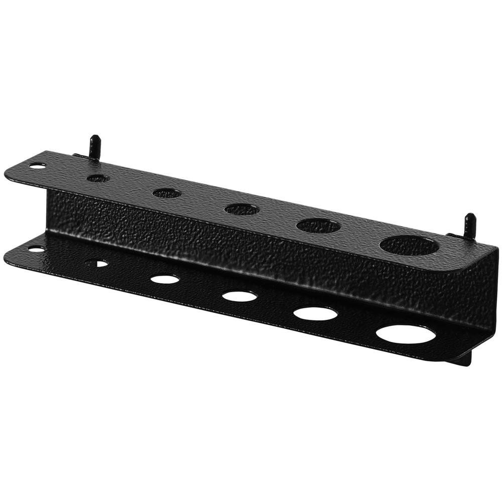 Bunker Pegboard Tool Rack with 6 Holders Black - Image 1