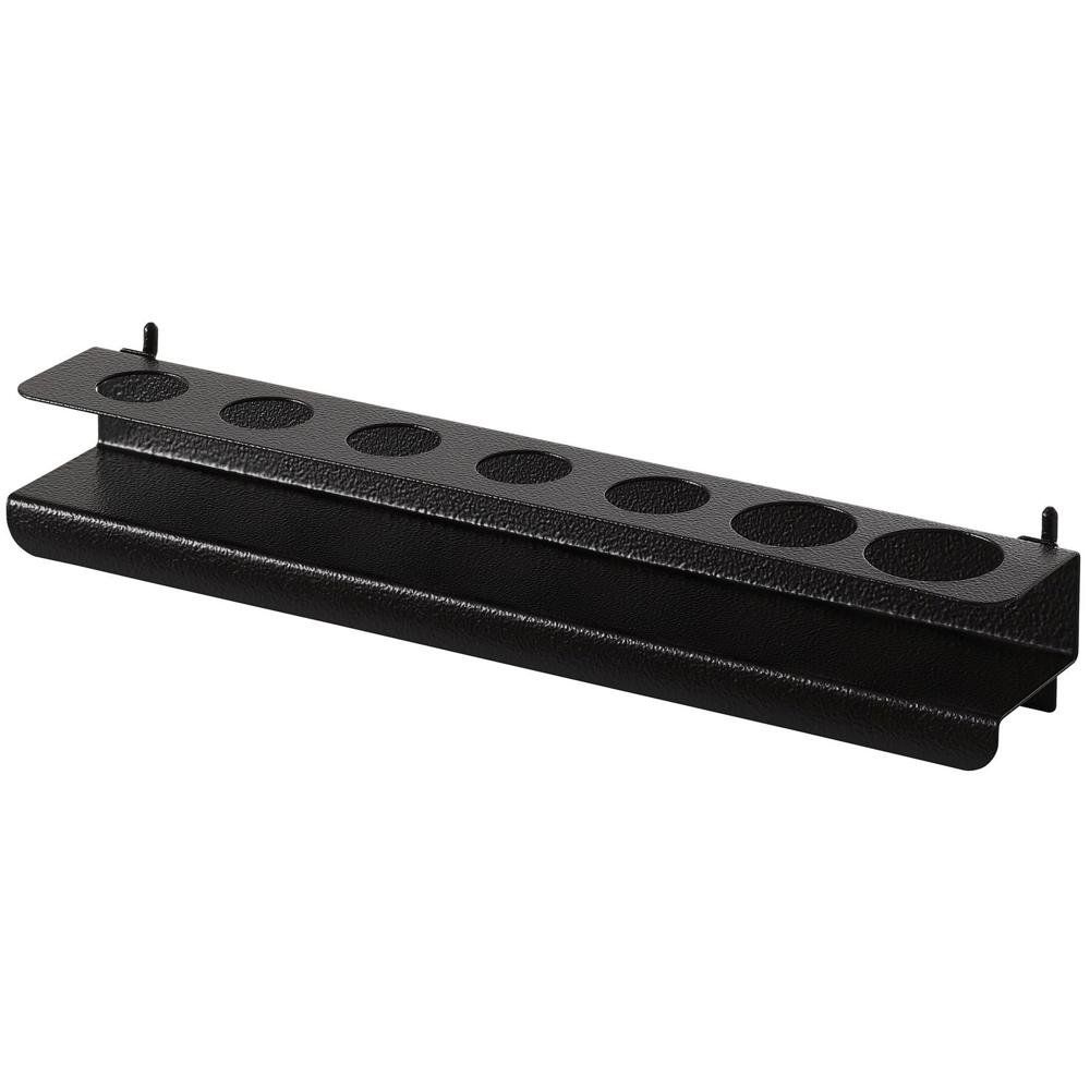 Bunker Pegboard Tool Rack with 7 Holders Black - Image 1