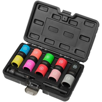 Draper 7 Piece 1/2" Drive Double Ended Wheel Nut Socket Set 1/2"