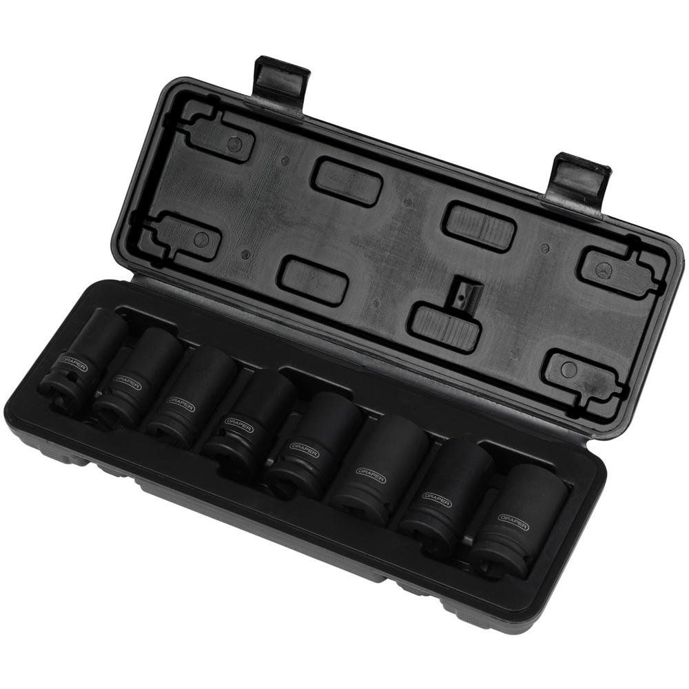 Draper 8 Piece 1/2" Drive Locking Wheel Nut Removal Socket Set - Image 1