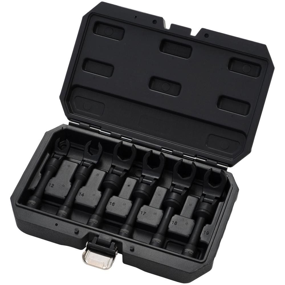 Draper 6 Piece 3/8" Drive Diesel Injection Wrench Socket Set 3/8" - Image 1