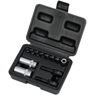 Draper 12 Piece 1/4" Drive Air Conditioning and ECU Socket Set 1/4"