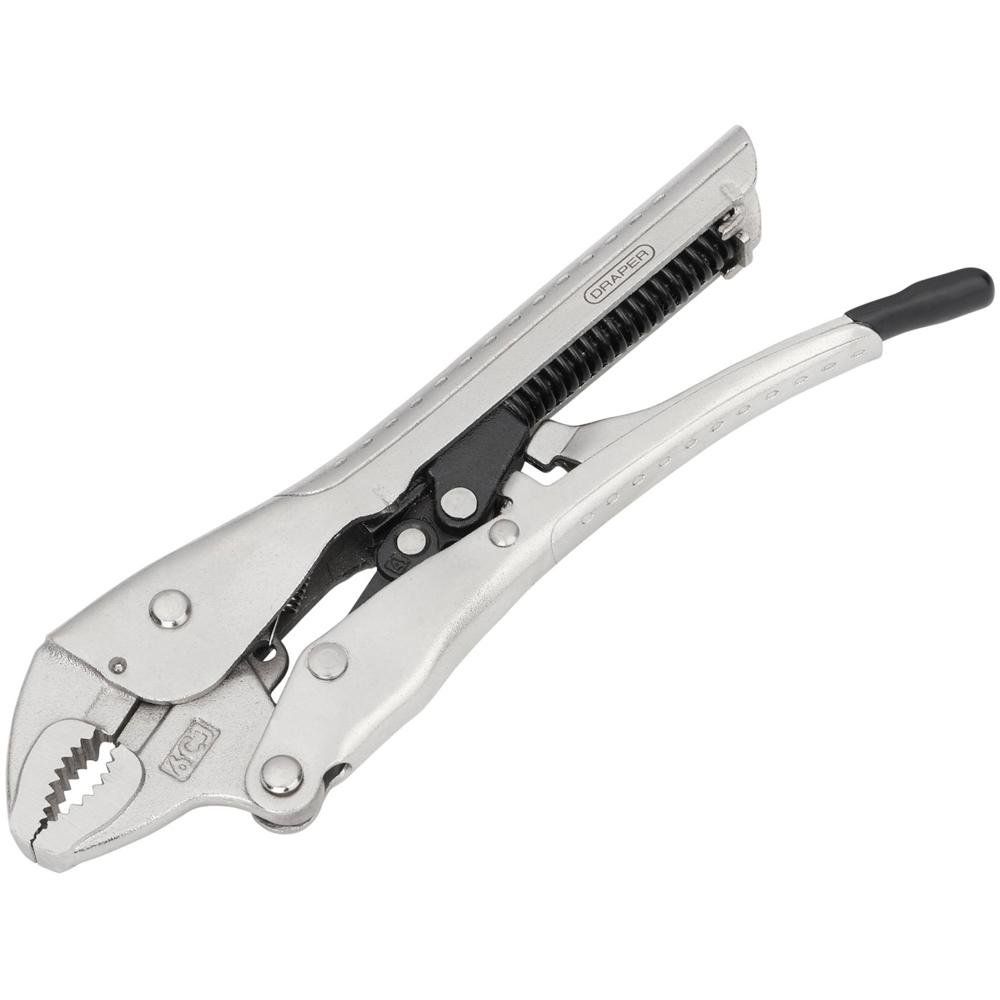 Draper Curved Jaw Auto Locking Pliers 175mm - Image 1