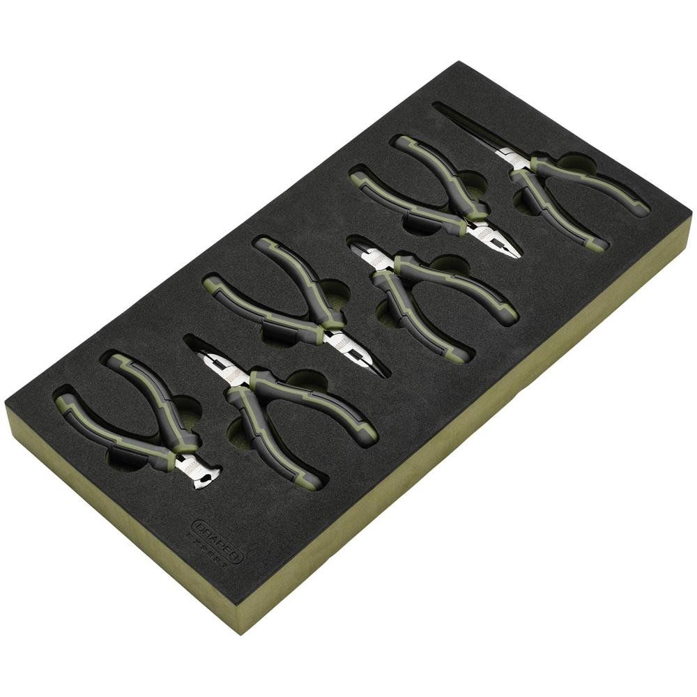 Draper Expert 6 Piece Mini Pliers Set in Foam Tray - Image 1