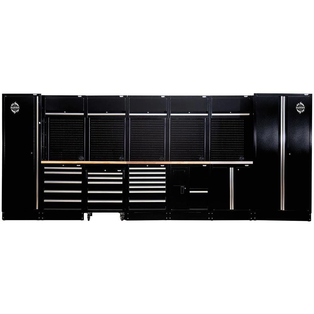 Bunker 25 Piece Modular Storage Combo with Sink and FSC Worktop - Image 1