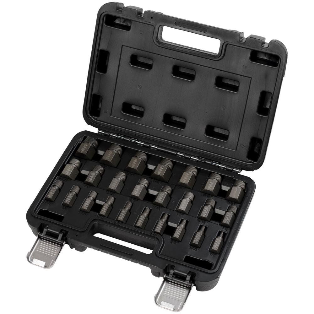 Draper 25 Piece 3/8" Drive Bolt Extractor Set Imperial 3/8" - Image 1