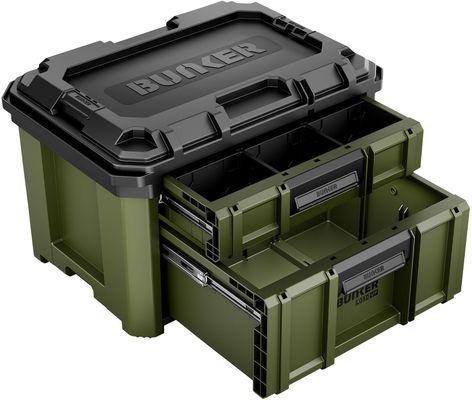 Bunker® Load-Up Stacking 2 Drawer Tool Box 570Mm 29436 - Thumbnail 2
