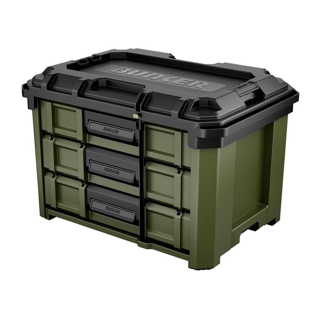 Bunker® Load-Up Stacking 3 Drawer Tool Box 570Mm 29441 - Image 1