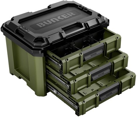 Bunker® Load-Up Stacking 3 Drawer Tool Box 570Mm 29441 - Thumbnail 2