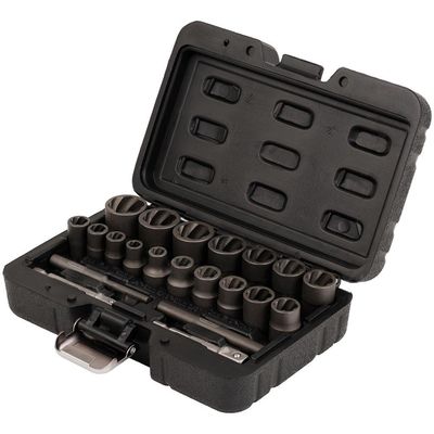 Draper 21 Piece Impact Rated Nut and Bolt Extractor Socket Set - Thumbnail 2