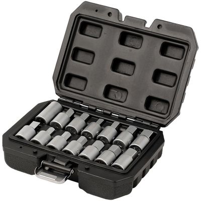 Draper 14 Piece 3/8" Drive Drain Plug Key Set