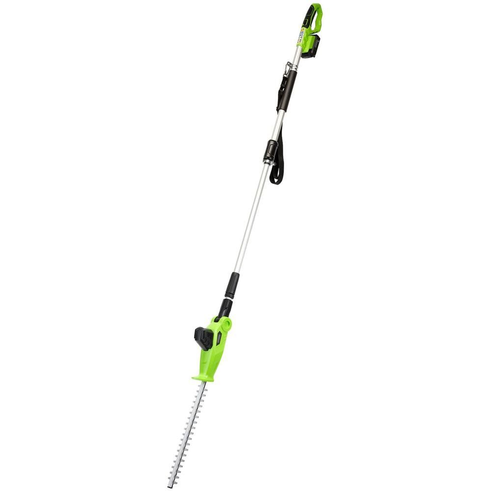 Draper 18DGAC06 18v Cordless Telescopic Pole Hedge Trimmer 410mm - Image 1