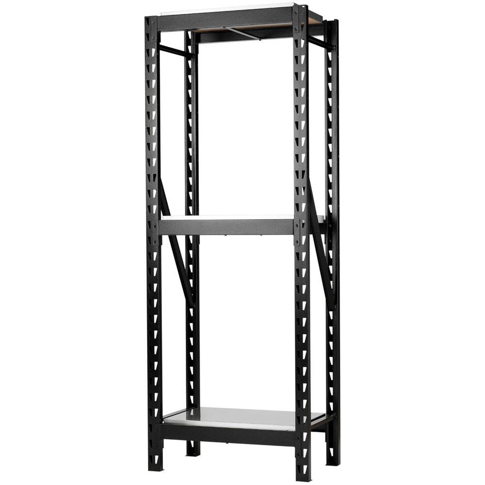 Bunker 14 Piece Modular 3 Tier Stainless Steel Shelf Racking Unit - Image 1