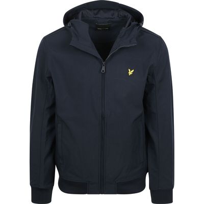 Lyle & Scott Men's Mesh Lined Softshell Jacket Dark Navy