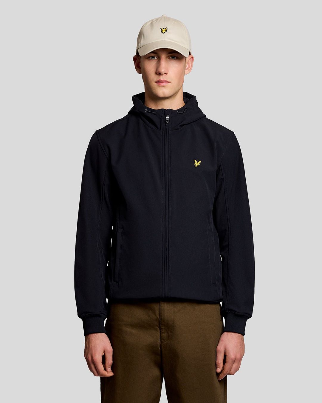 Lyle & Scott Men's Mesh Lined Softshell Jacket Dark Navy - Image 1