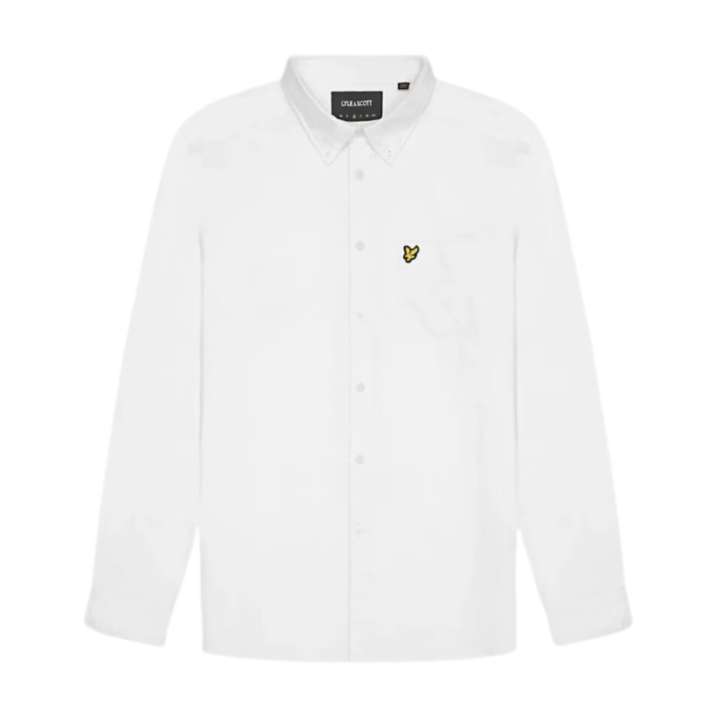 Lyle & Scott Men's Cotton Oxford Shirt in White - Image 1