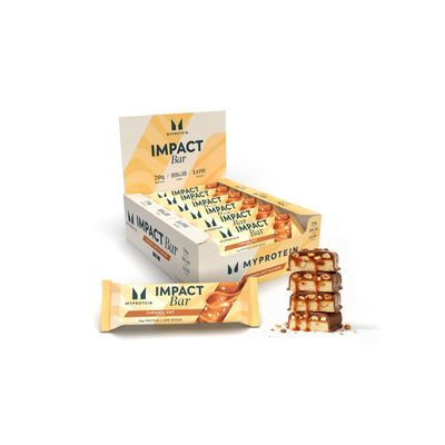 Impact Protein Bar - 12 x 64g - Caramel Nut - Thumbnail 2