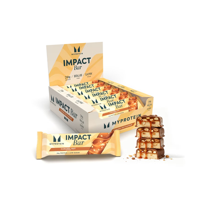 Impact Protein Bar - 12 x 64g - Caramel Nut
