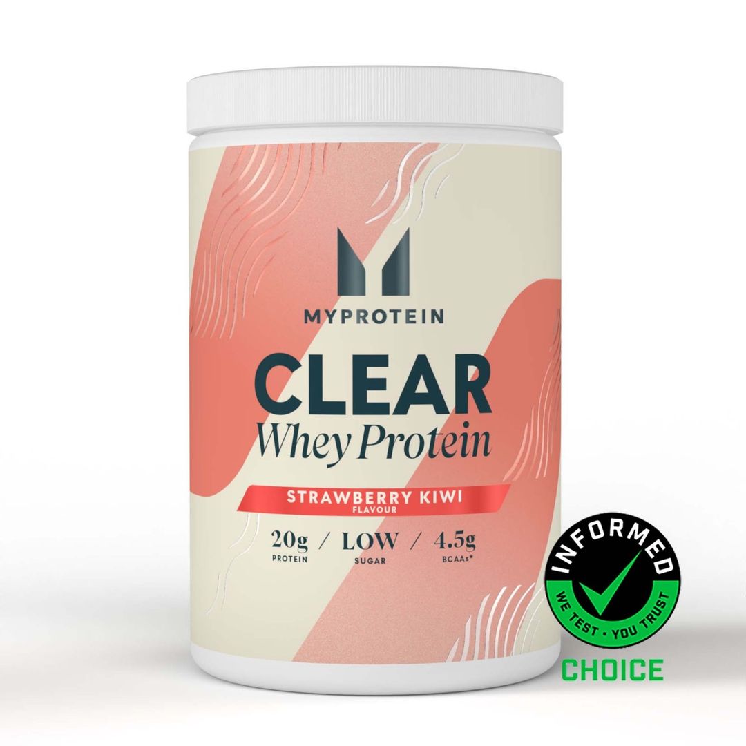 Clear Whey Protein Powder - 500g - 20servings - Strawberry Kiwi - Image 1