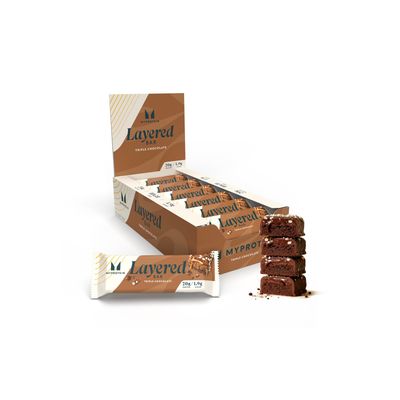 Myprotein Layered Bar - 12 x 60g - Triple Chocolate Fudge