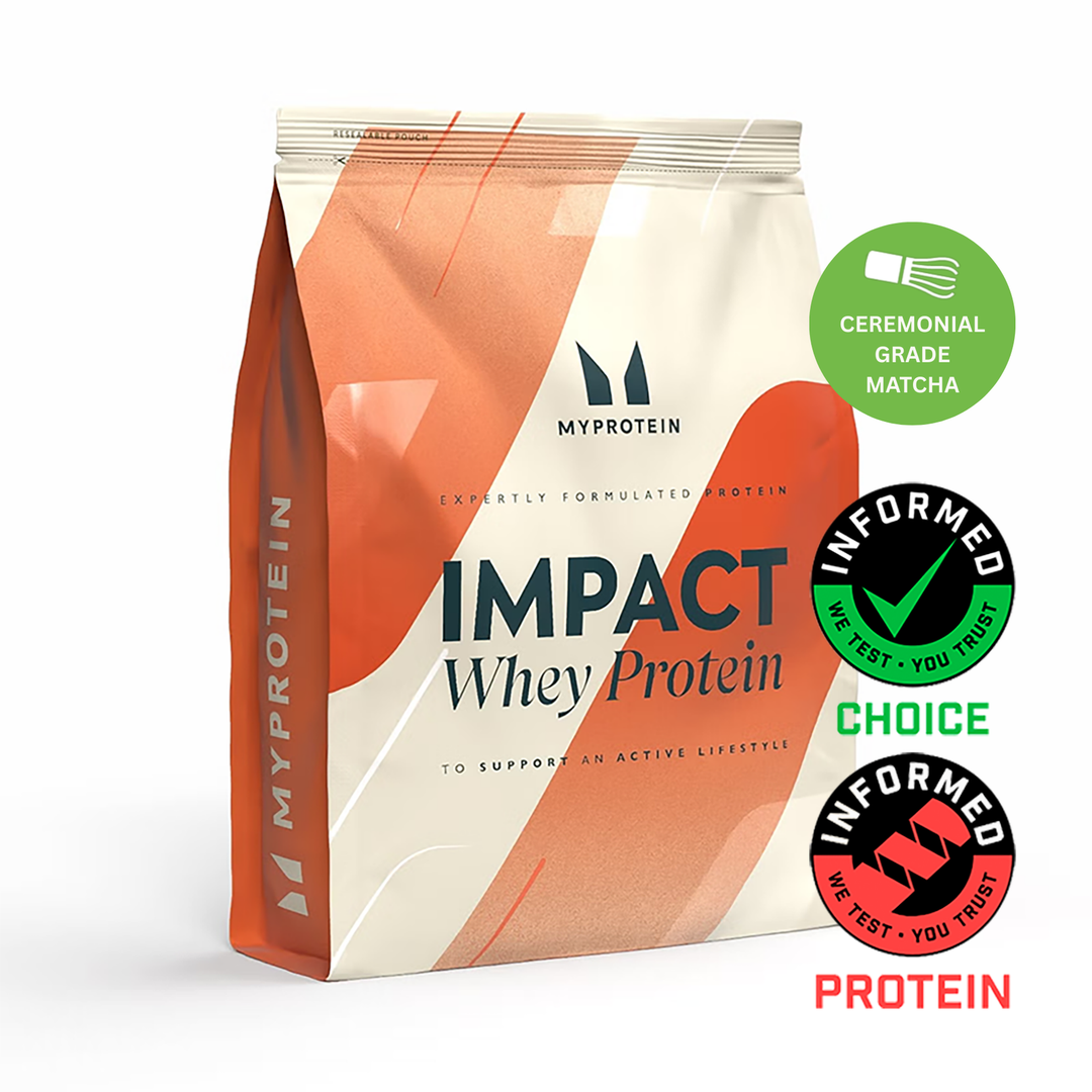 Impact Whey Protein Powder - 1kg - Matcha Latte - New Version - Image 1