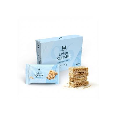 Crispy Square Protein Snack - 12 x 30g - Marshmallow