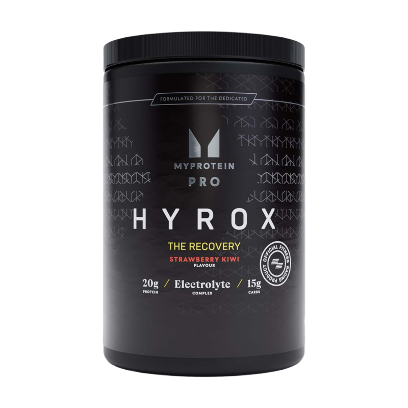 THE Recovery x HYROX | Protein, Carbohydrate & Electrolyte Powder - 16servings - Strawberry Kiwi - Image 1