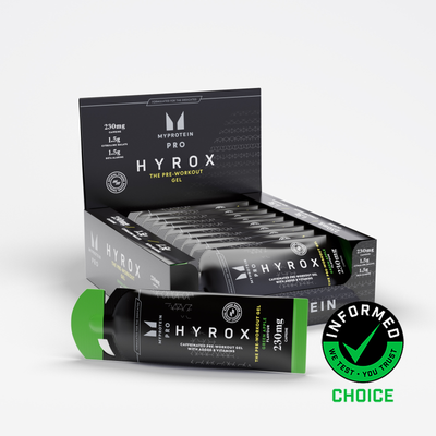 THE Pre Workout Gel - 12 x 50g - Green Apple (HYROX Edition) - Thumbnail 2