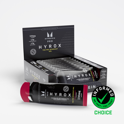 THE Pre Workout Gel - 12 x 50g - Sour Cherry (HYROX Edition) - Thumbnail 2