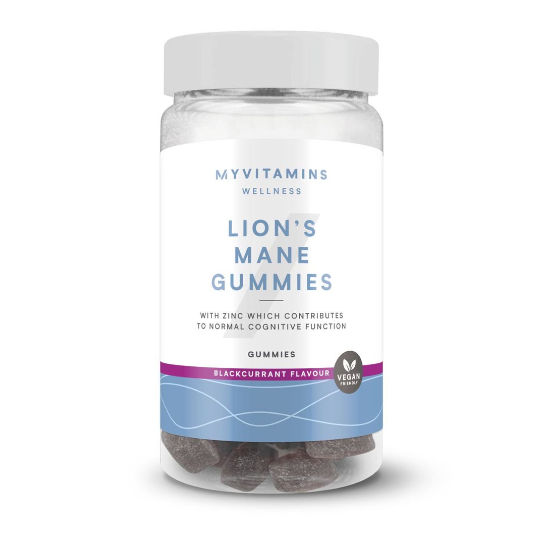 Myvitamins Mushroom Gummies - 60gummies - Lion's Mane (Focus) - Blackcurrant - Image 1
